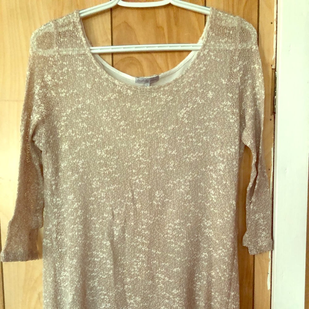 Creamy /white with nice style blouse